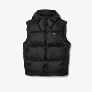 Men's Lacoste Gilets in Black