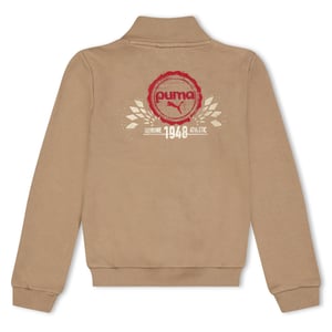 Girls Puma Sweat Jacket Juniors in Brown