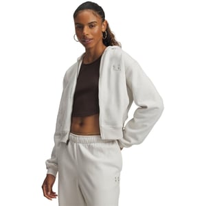 Women's Under Armour Icon Vida Fleece Full-Zip in White