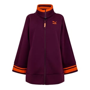 Women's Puma (8) Tipping Fz Hoody Winetas Womens in Purple