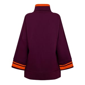 Women's Puma (8) Tipping Fz Hoody Winetas Womens in Purple