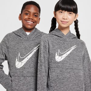 Boys Nike K Nk Tf Rpl Mul in Black/Lt Smoke