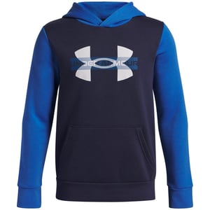 Boys Under Armour Rival Fleece Cblck G in Blue