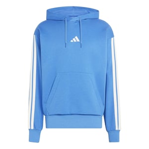 Men's adidas M 3s Fl Hoody in Ray Blue/Off Wh