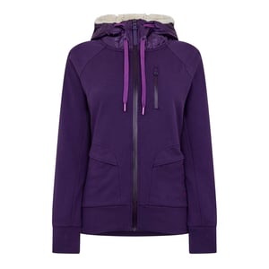Women's Puma (13) Zip Through Hoodie Womens in Purple