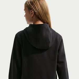 Boys Nike K Nsw Clb Flc H in Black/Sail/Para