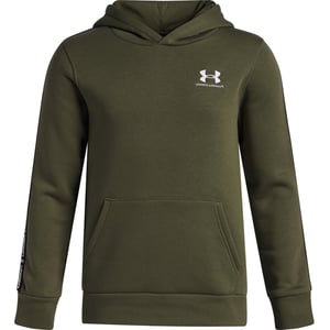 Boys Under Armour B Icon Fleece Hoody Tap in Green
