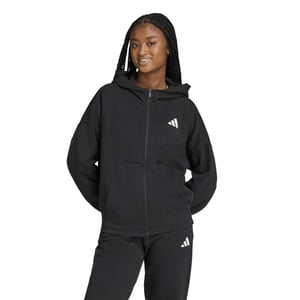 Women's adidas W Fi Sl FulL-Zipullover Hoody in Black