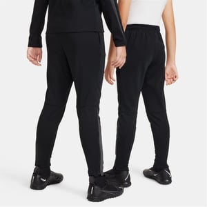 Boys Nike Acad Solid Patterned Slim Track Pants in Black Reflect