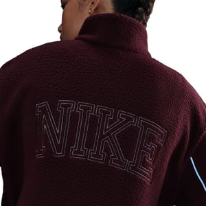 Women's Nike Sherpa FZ in Burgundy Crush