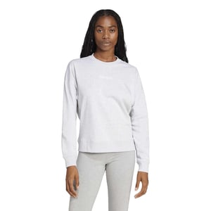 Women's adidas W Lin Ft Swt in Light Grey He