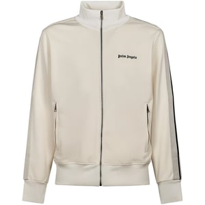 Men's Palm Angels Classic Logo Tracksuit Top in Butter Black
