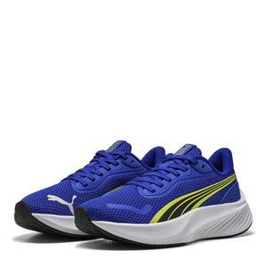 Boys Puma Pounce Lite Jr Runners Unisex Kids in Vvd Blu-Lmon S