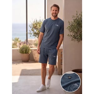 Indigo Denim Denim jogging zomerset katoen petrol blue