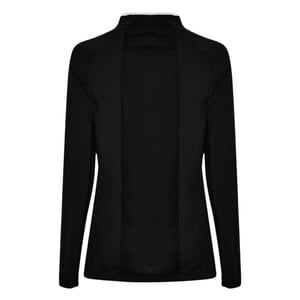Castore Raglan-poloshirt met lange mouwen voor dames (Zwart)