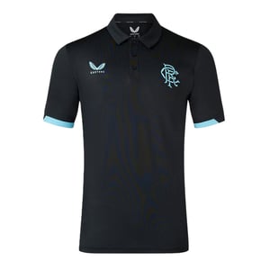 Castore Rangers FC-poloshirt voor kinderen (Briljant wit)