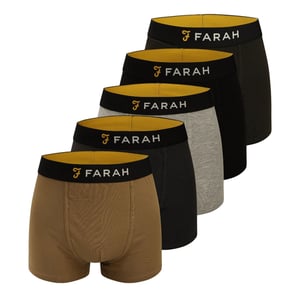 Men's Farah Carmi 5 Pk Box in Multi