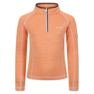 Boys Regatta Berley Stitched Funnel Neck Raglan Sleeve Sweatshirt in ApricotCrush