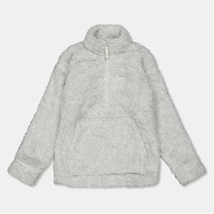 Boys Craghoppers Hooded Relaxed Fit Long Sleeve Sweatshirt in LightGreyMl