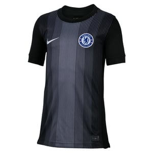 Boys Nike Chelsea Fc Stadium Goalkeeper Shirt 2025 2026 Juniors in Black/Grey