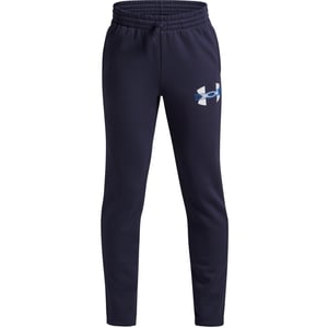 Boys Under Armour Rival Closed Hem Fleece Jogger in Washed Navy