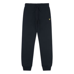 Boys Lyle and Scott Logo Jogger Sweatpants Regular Fit in Black
