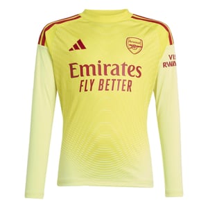Boys adidas GoalKeepers shirt 2025 2026 in Yellow/Red