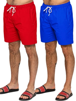 Kruze | 2 Pack Mens Swim Shorts