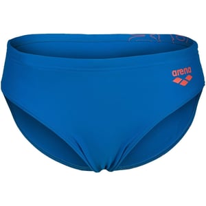 Boys Arena Graphic Swim Briefs in Blue China