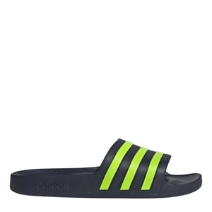 Boys adidas Aqua Sliders Unisex Kids in Legink/Luclem