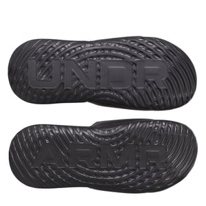 Boys Under Armour Ignite Select Open Toe Slides in Black