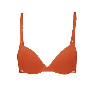 Women's Puma Push Up Bra in Flame Orange