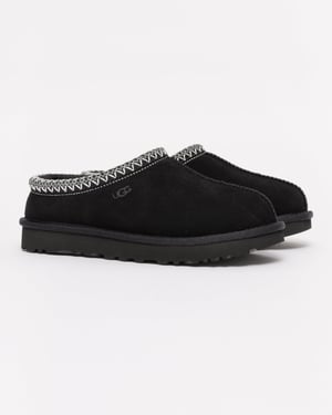 Logo Detail Slippers in Black