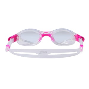 Zoggs Unisex Adult Spectra Clear Logo Goggles (Clear/Pink)