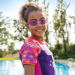 Zoggs Childrens/Kids Little Ripper Swimming Goggles (Pink/Purple)