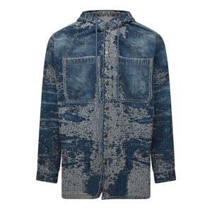 Men's Diesel D Dewnys Hood in Blue Denim