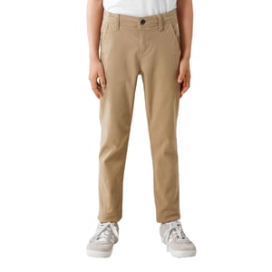 Name It Slim-fit chino's met rechte pijpen voor jongens (Bruin)