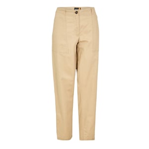 Timberland Chino's met zakken voor dames, van een linnenmix, in een recht model (Safari)