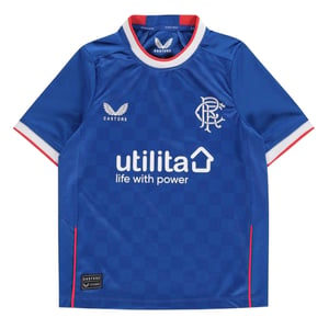Castore Kinderen 2022 Rangers FC Thuis Shirt (Blauw)
