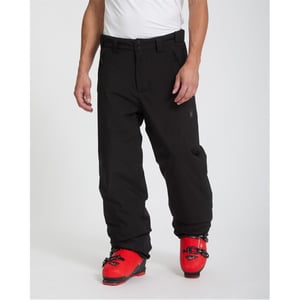 Men's Spyder Solid Patterned Wide Leg Salopette in Black