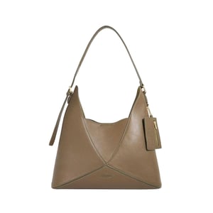 Dune London Lo Dinidearest Leren Schoudertas (Khaki Groen)