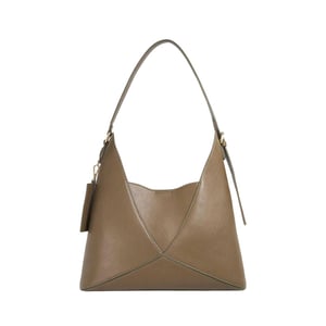 Dune London Lo Dinidearest Leren Schoudertas (Khaki Groen)