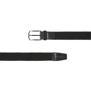 Lyle & Scott Gevlochten Riem (Jet Zwart)