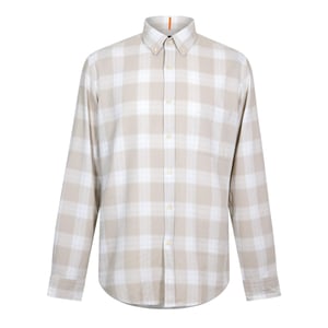 Boss Rickert-overhemd voor heren (Licht Beige)