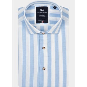 Giordano Overhemd heren row long sleeve cutaway linen 617822/61