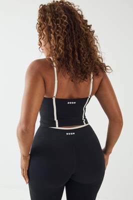 DSGN Studio Sculpt Contrast Piping Vest Top