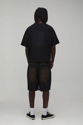 Regular Rigid Denim Jorts