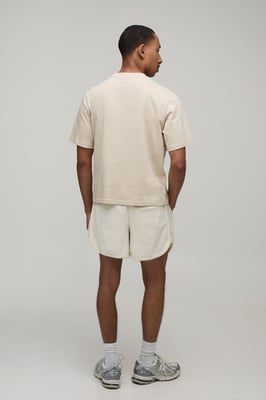 Racer Fit Towelling Jersey Shorts