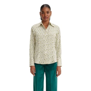 Levis Elodie-blouse met normale pasvorm voor dames (Mosgroen)