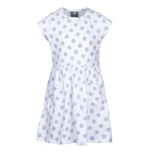 Trespass Casual jurk voor meisjes met stippen en strepen (Wit)